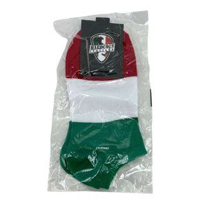 Hardcore Italians | Adult Italia Socks | Red, White & Green | OS